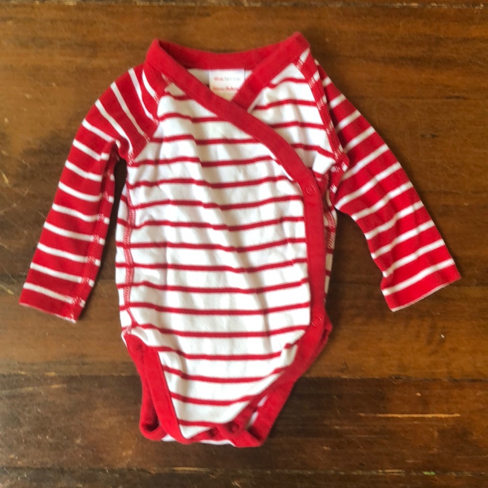Hanna Andersson long sleeve bodysuit.